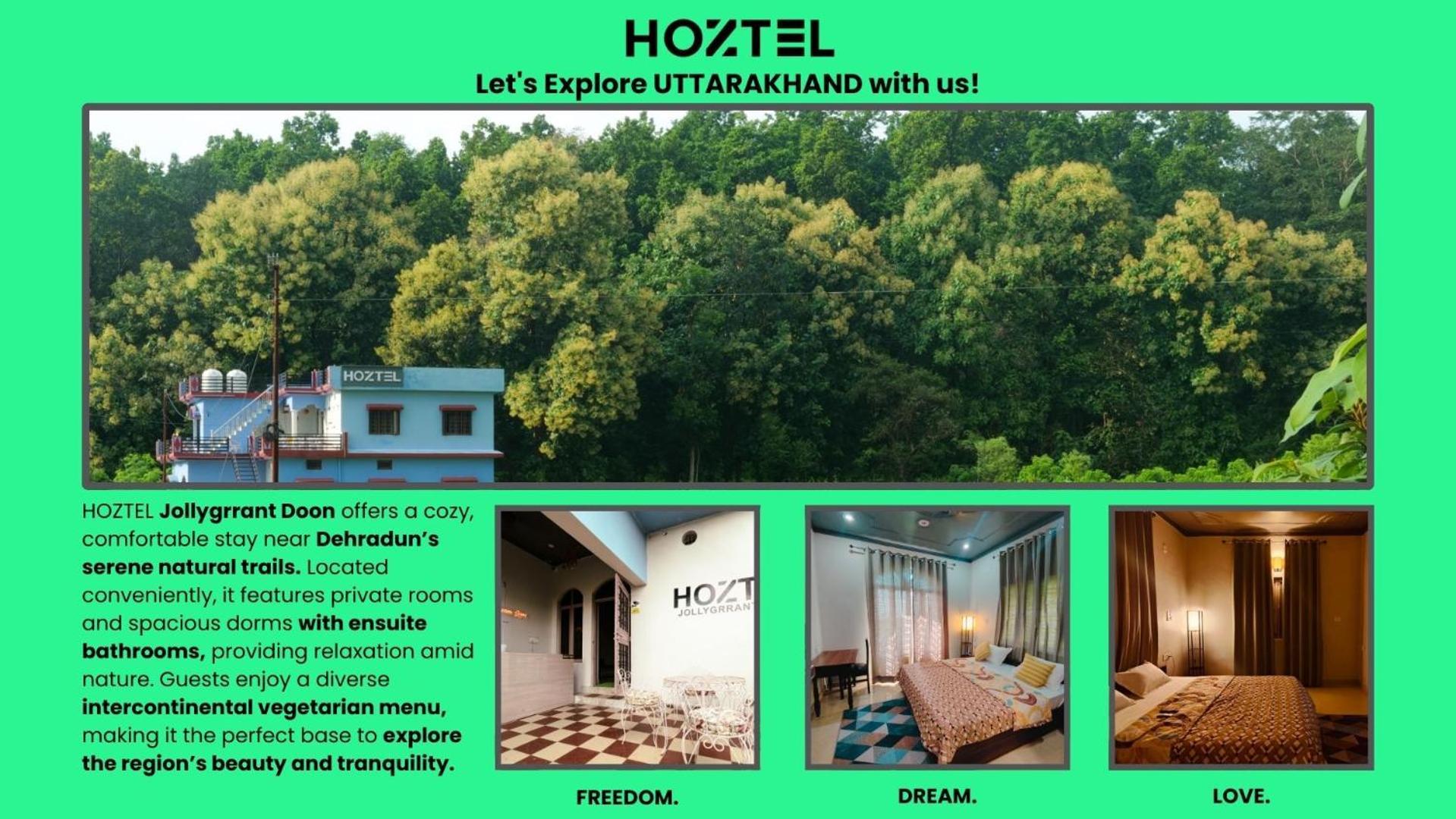 Hoztel Jollygrrant Doon Hostel Rāni Pokhri Buitenkant foto